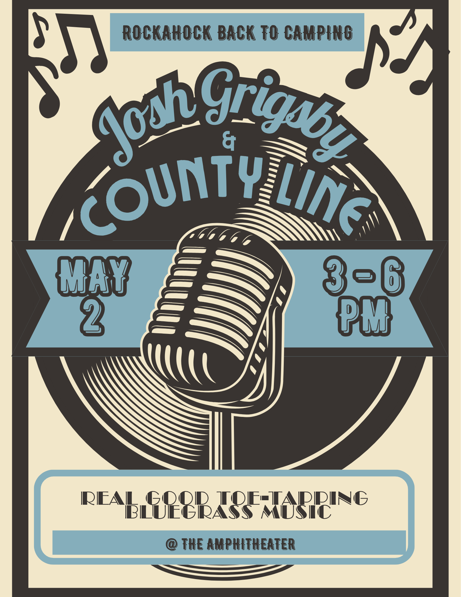 Josh Grigsby County Line Bluegrass Flyer ABC