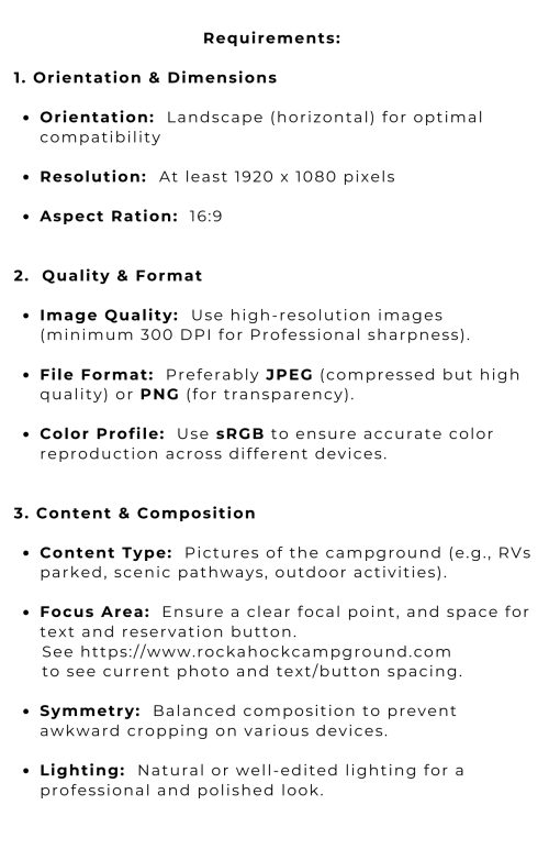 RCI Photo Contest Rules